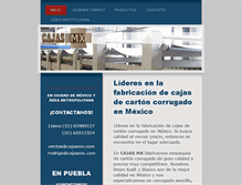 Tablet Screenshot of cajasmx.com